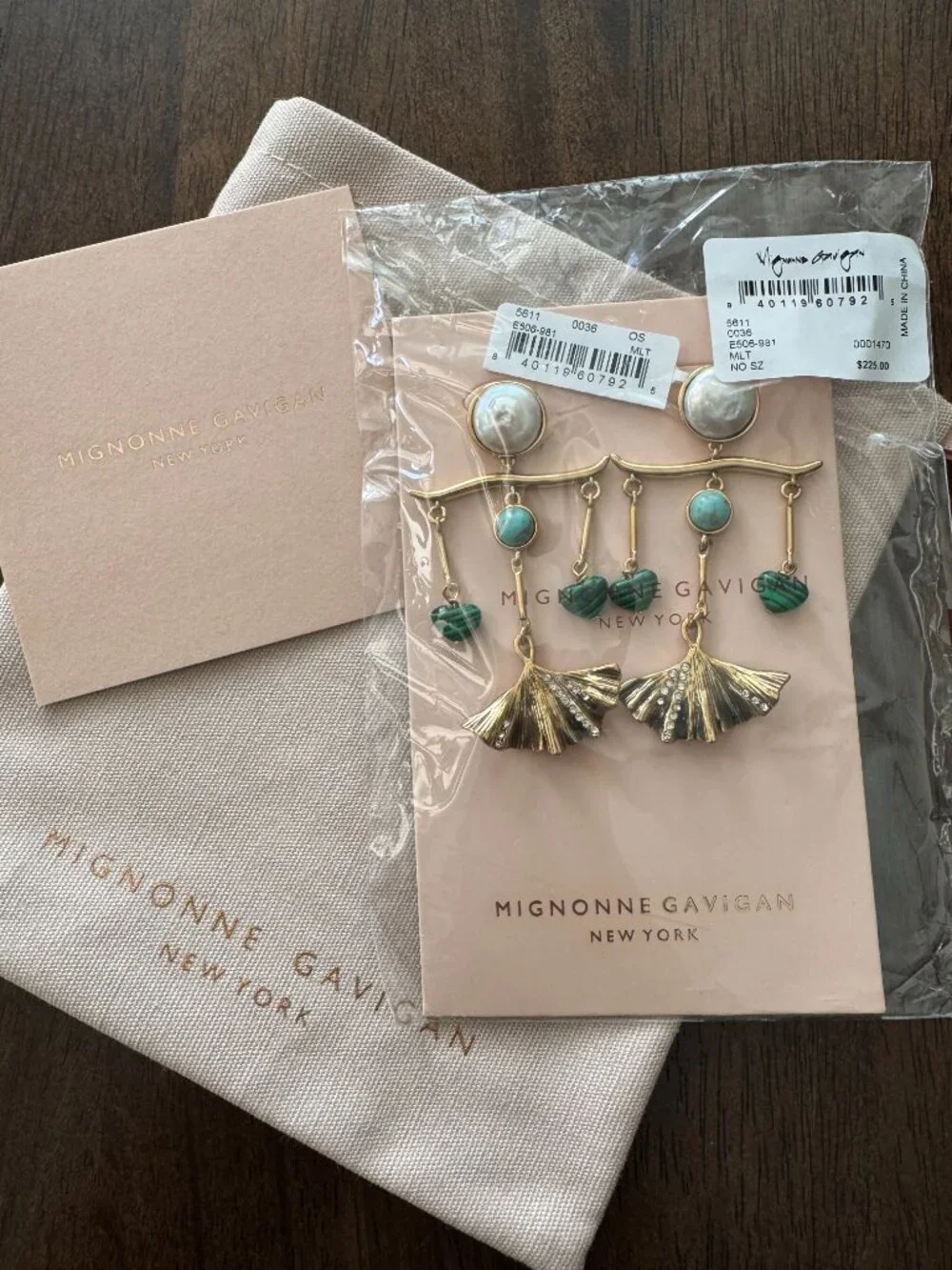 ✨ NEW Mignonne Gavigan Gingko Lux Drop Earrings